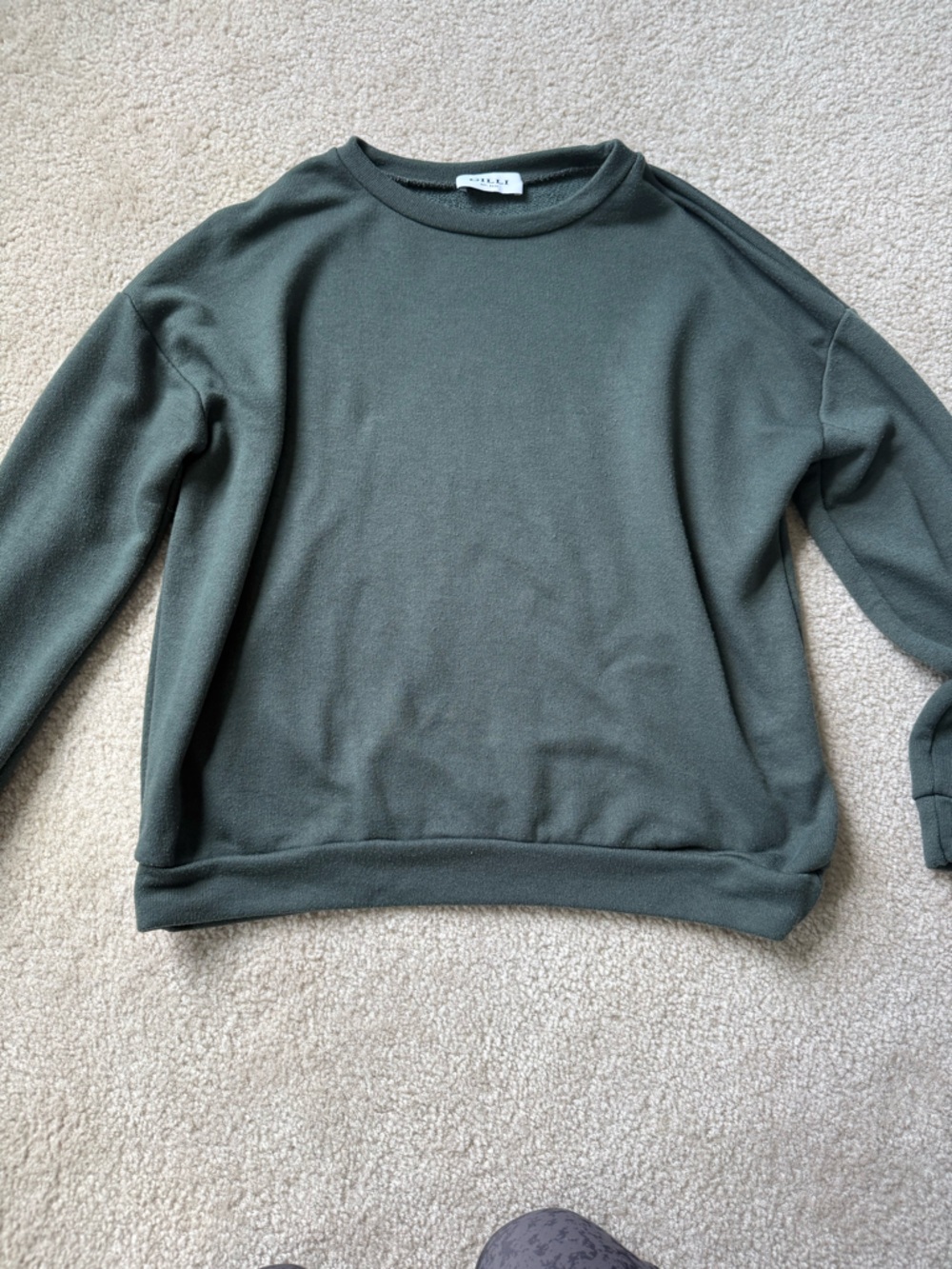 Gilli women’s Crewneck Sweater in Olive Green